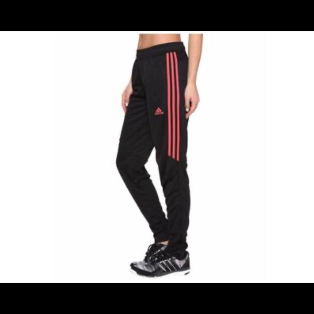 Adidas Tiro Black and coral pink training pants  m